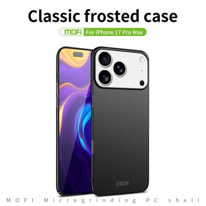 For iPhone 17 Pro Max MOFI Frosted PC Ultra-thin Hard Phone Case(Blue) by MOFI
