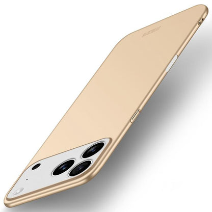 For iPhone 17 Pro Max MOFI Frosted PC Ultra-thin Hard Phone Case(Gold) by MOFI