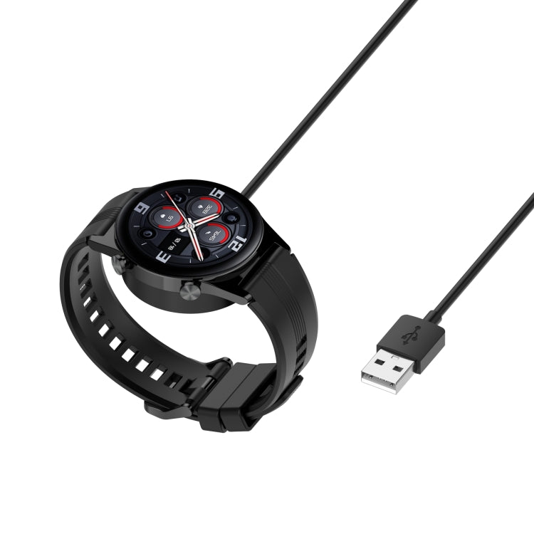 For Honor Watch 4 Integrated Mmagnetic Suction Watch Charging Cable, Length: 1m(Black) by bashfashion