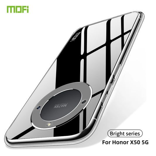 For Honor X50 5G MOFI Ming Series Ultra-thin TPU Phone Case(Transparent) by MOFI