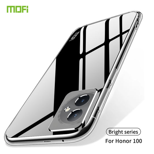 For Honor 100 MOFI Ming Series Ultra-thin TPU Phone Case(Transparent) by MOFI
