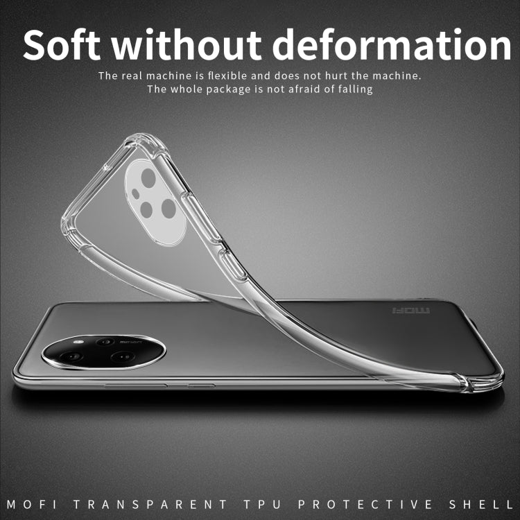 For Honor 100 Pro MOFI Ming Series Ultra-thin TPU Phone Case(Transparent) by MOFI