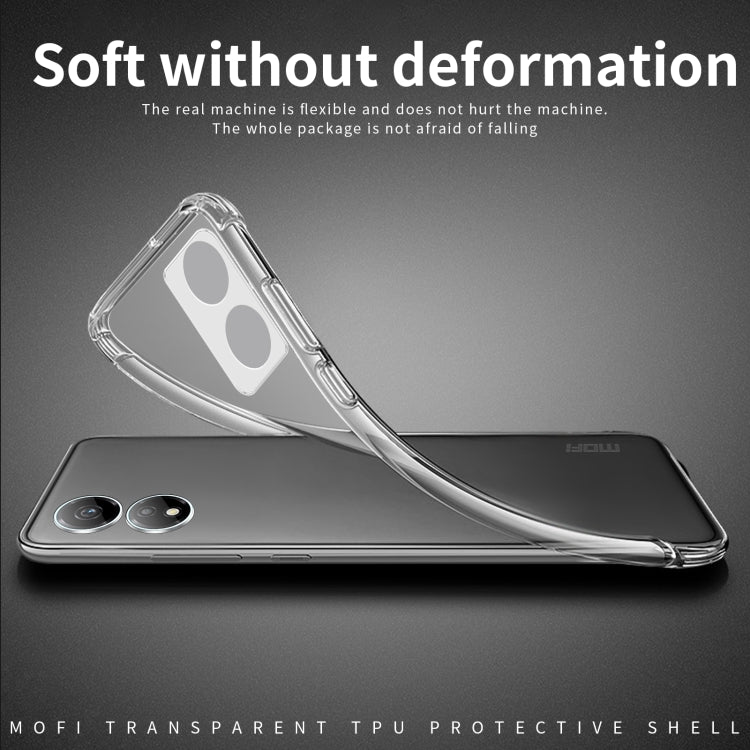 For Honor X7b MOFI Ming Series Ultra-thin TPU Phone Case(Transparent) by MOFI