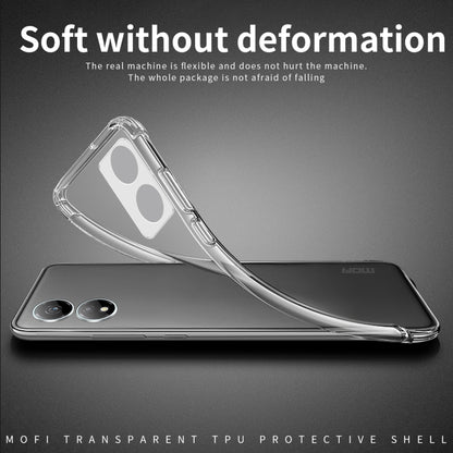 For Honor X7b MOFI Ming Series Ultra-thin TPU Phone Case(Transparent) by MOFI
