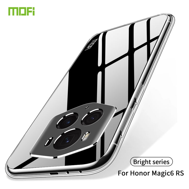 For Honor Magic6 RSR MOFI Ming Series Ultra-thin TPU Phone Case(Transparent) by MOFI