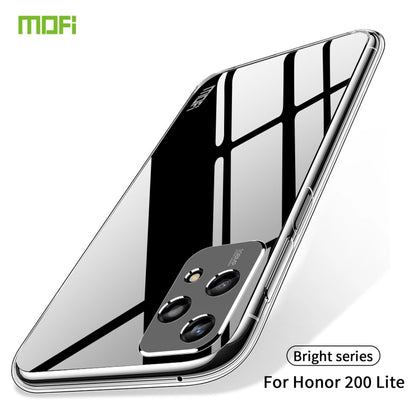 For Honor 200 Lite Global MOFI Ming Series Ultra-thin TPU Phone Case(Transparent) by MOFI