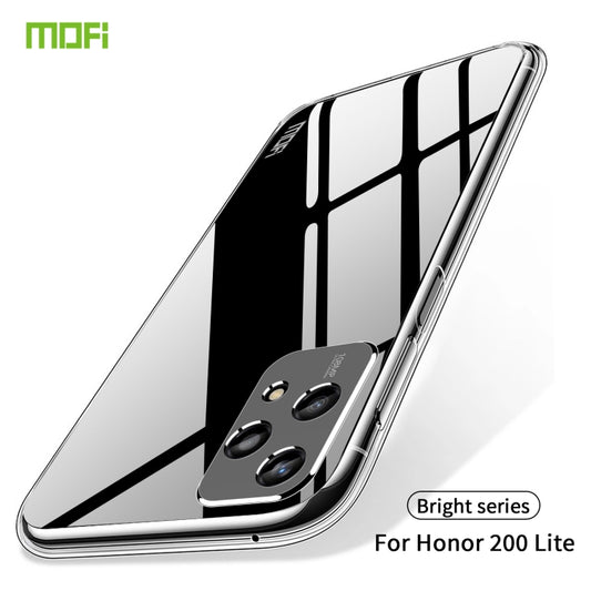For Honor 200 Lite Global MOFI Ming Series Ultra-thin TPU Phone Case(Transparent) by MOFI