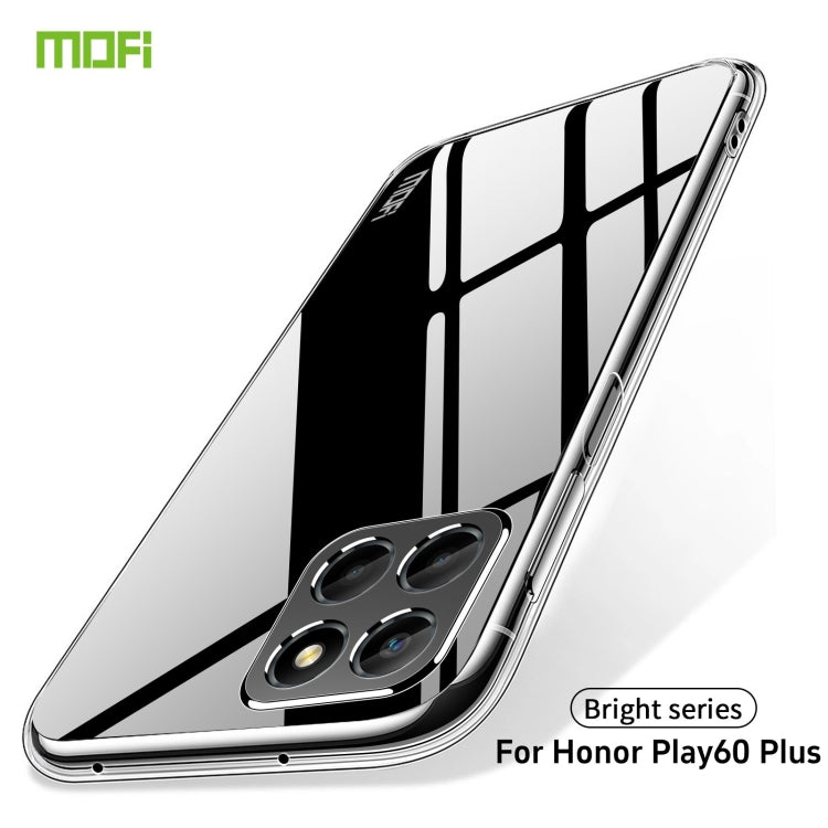 For Honor Play 60 Plus MOFI Ming Series Ultra-thin TPU Phone Case(Transparent) by MOFI