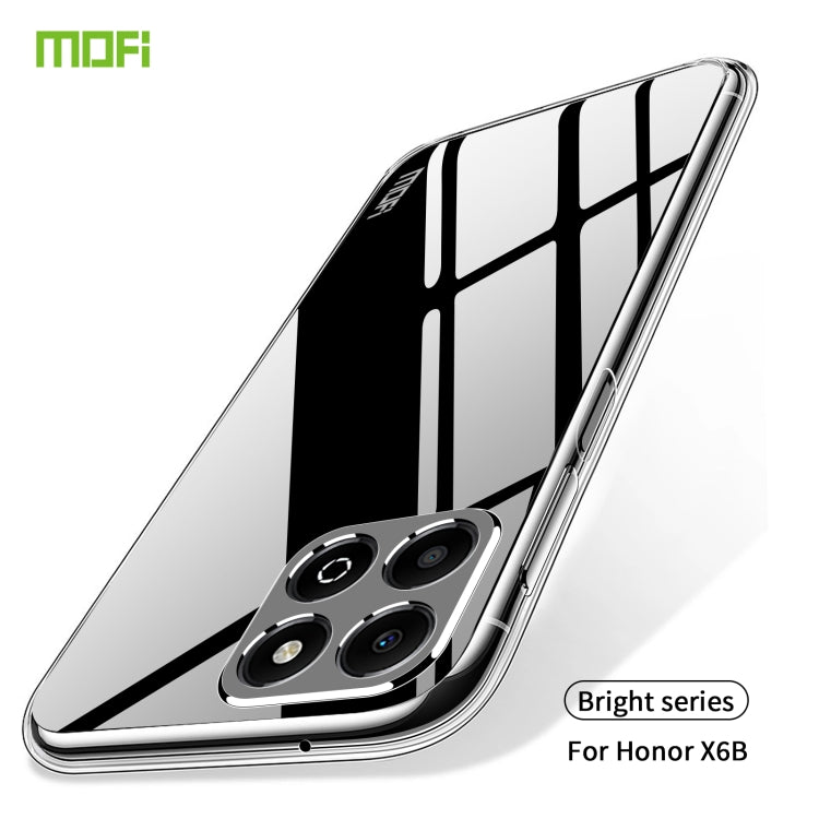 For Honor X6b MOFI Ming Series Ultra-thin TPU Phone Case(Transparent) by MOFI