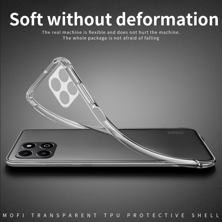 For Honor X6b MOFI Ming Series Ultra-thin TPU Phone Case(Transparent) by MOFI