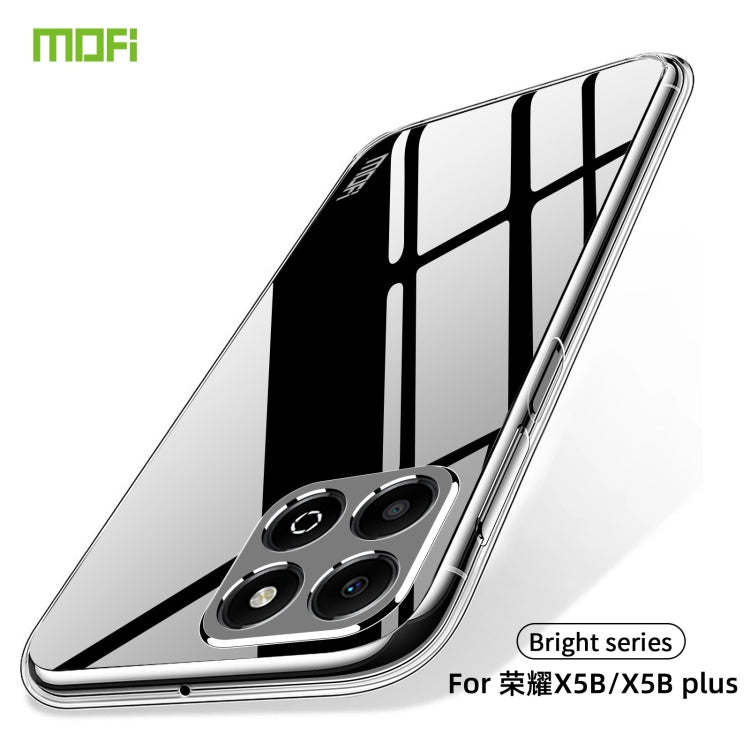 For Honor X5b / X5b Plus MOFI Ming Series Ultra-thin TPU Phone Case(Transparent) by MOFI