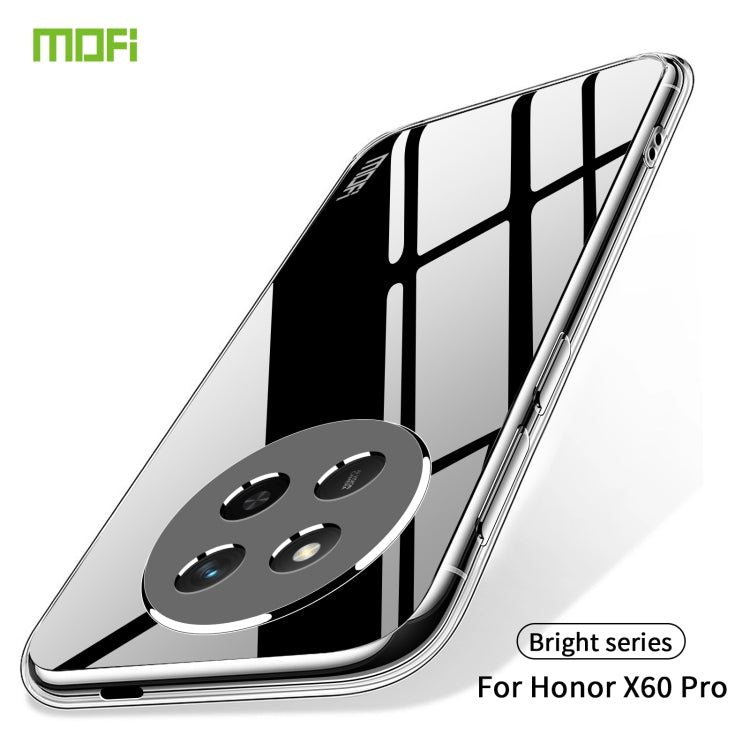 For Honor X60 Pro / X9C MOFI Ming Series Ultra-thin TPU Phone Case(Transparent) by MOFI