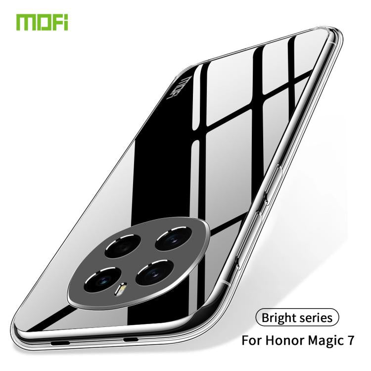 For Honor Magic7 MOFI Ming Series Ultra-thin TPU Phone Case(Transparent) by MOFI