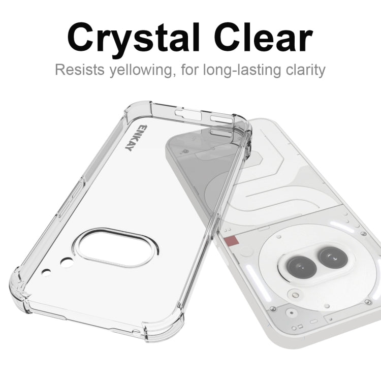 For Nothing Phone 2a / 2a Plus ENKAY Hat-Prince Transparent TPU Shockproof Phone Case by ENKAY