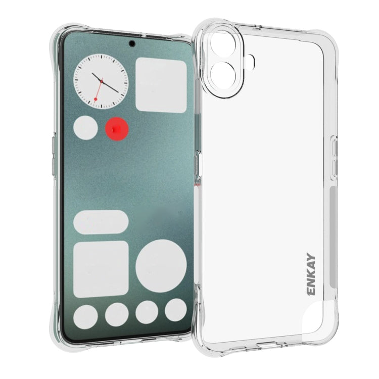 For Nothing CMF Phone 1 ENKAY Hat-Prince Transparent TPU Shockproof Phone Case by ENKAY