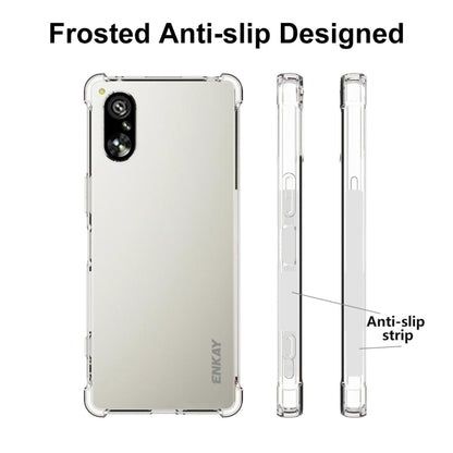 For Sony Xperia 5 V ENKAY Hat-Prince Transparent TPU Shockproof Phone Case by ENKAY