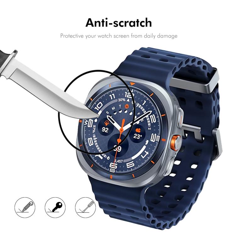 For Samsung Galaxy Watch Ultra 47mm / Ultra 2025 ENKAY 3D Full Coverage Soft PC Edge PMMA HD Screen Film by ENKAY