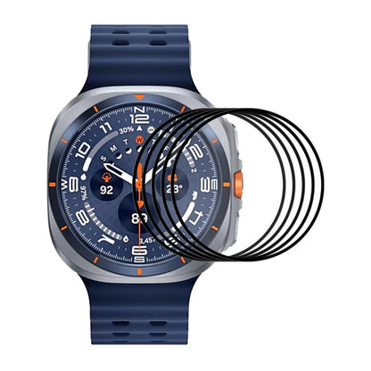 For Samsung Galaxy Watch Ultra 47mm / Ultra 2025 5pcs ENKAY 3D Full Coverage Soft PC Edge PMMA HD Screen Film by ENKAY