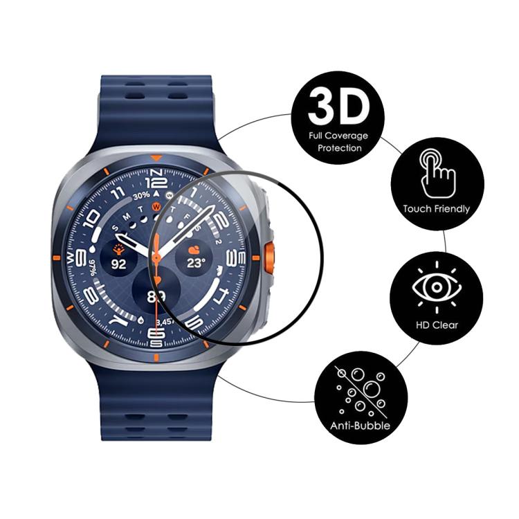 For Samsung Galaxy Watch Ultra 47mm / Ultra 2025 10pcs ENKAY 3D Full Coverage Soft PC Edge PMMA HD Screen Film by ENKAY
