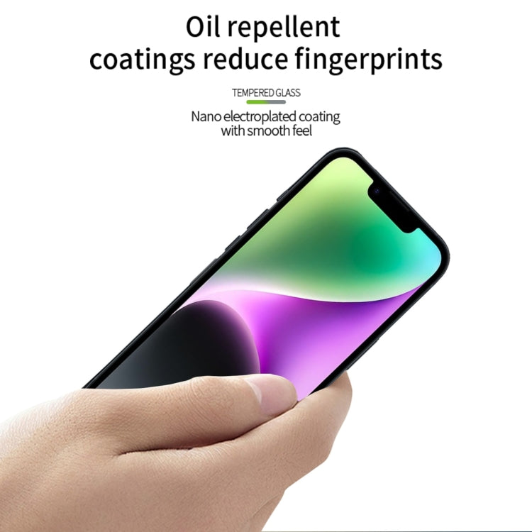 For iPhone 16e PINWUYO 9H 2.5D Full Screen Tempered Glass Film(Black) by PINWUYO