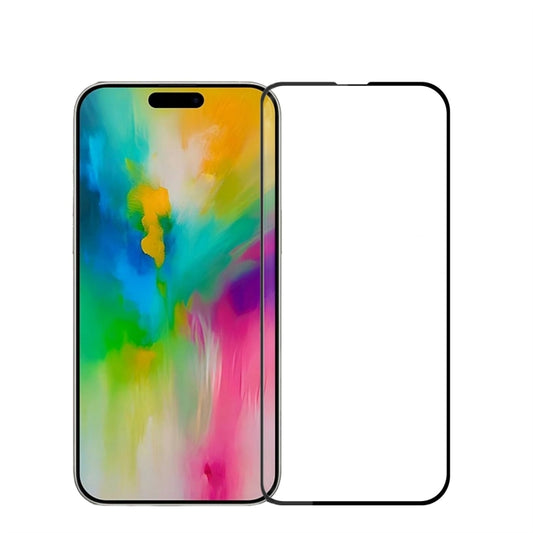 For iPhone 16 Pro MOFI 9H 2.5D Full Screen Tempered Glass Film(Black) by MOFI