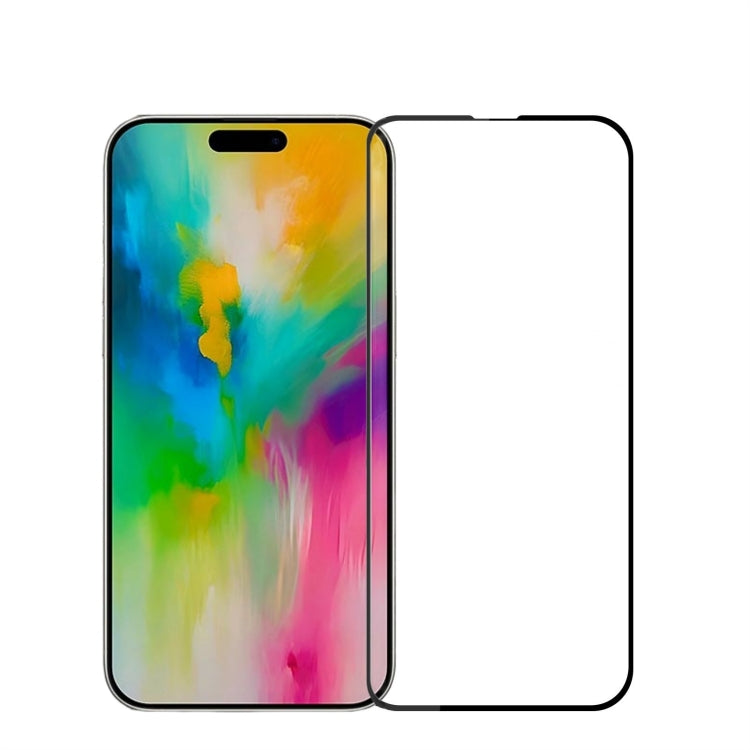 For iPhone 16 Pro Max MOFI 9H 2.5D Full Screen Tempered Glass Film(Black) by MOFI