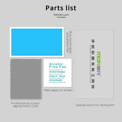 For iPhone 16e MOFI 9H 2.5D Full Screen Tempered Glass Film(Black) by MOFI