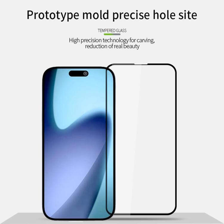 For iPhone Air MOFI 9H 2.5D Full Screen Tempered Glass Film(Black) by MOFI