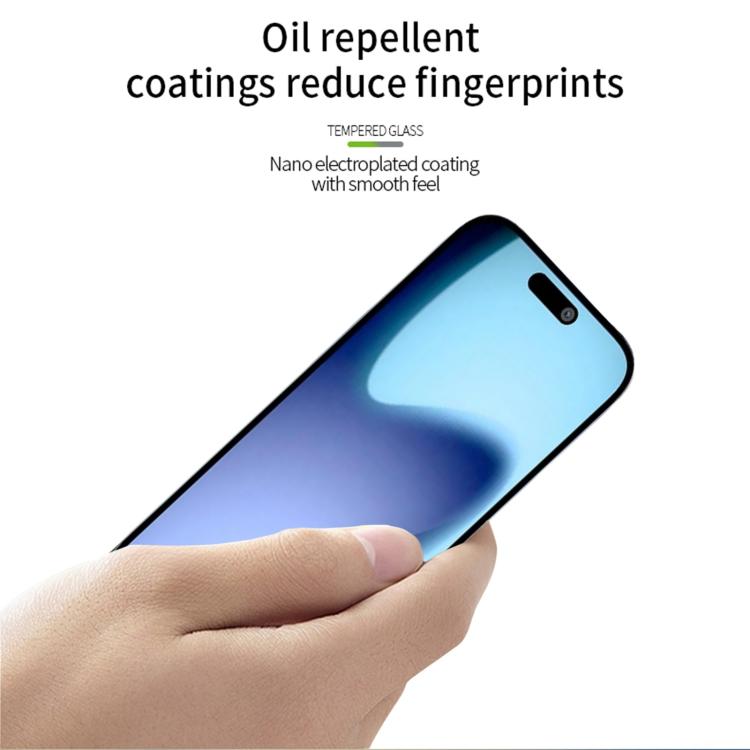 For iPhone Air MOFI 9H 2.5D Full Screen Tempered Glass Film(Black) by MOFI