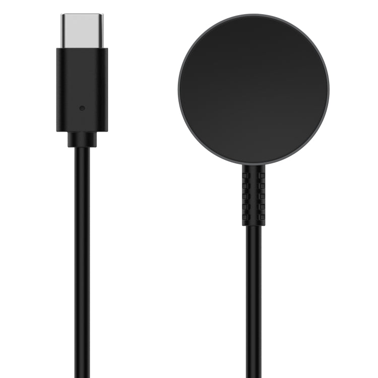 For Samsung Galaxy Watch Ultra 47mm Type-C Port Magnetic Metal Watch Charger(Black) by bashfashion