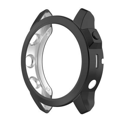 For Garmin Fenix 7 Pro Half Package Electroplated TPU Watch Protective Case(Black) by bashfashion