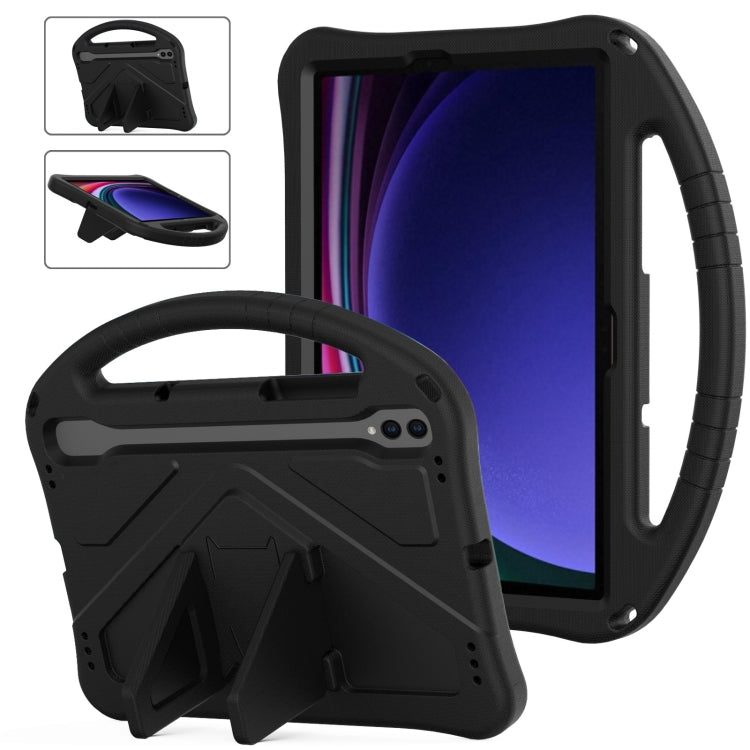For Samsung Galaxy Tab S9 EVA Shockproof Tablet Case with Holder(Black) by bashfashion
