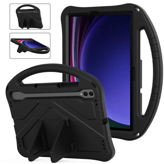 For Samsung Galaxy Tab S9 EVA Shockproof Tablet Case with Holder(Black) by bashfashion