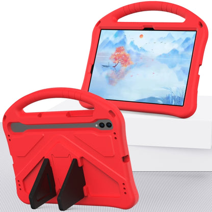 For Samsung Galaxy Tab S9 EVA Shockproof Tablet Case with Holder(Red) by bashfashion