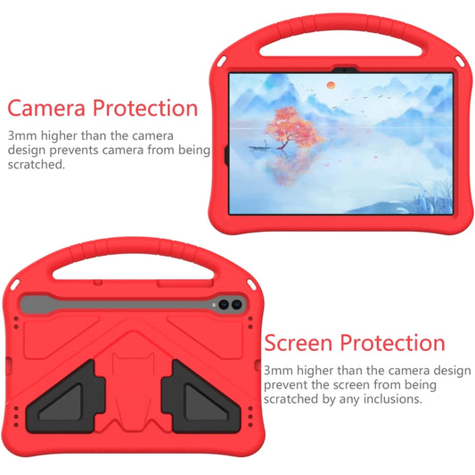 For Samsung Galaxy Tab S8 EVA Shockproof Tablet Case with Holder(Red) by bashfashion