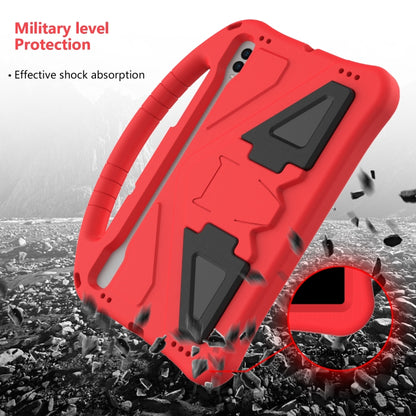 For Samsung Galaxy Tab S8 EVA Shockproof Tablet Case with Holder(Red) by bashfashion
