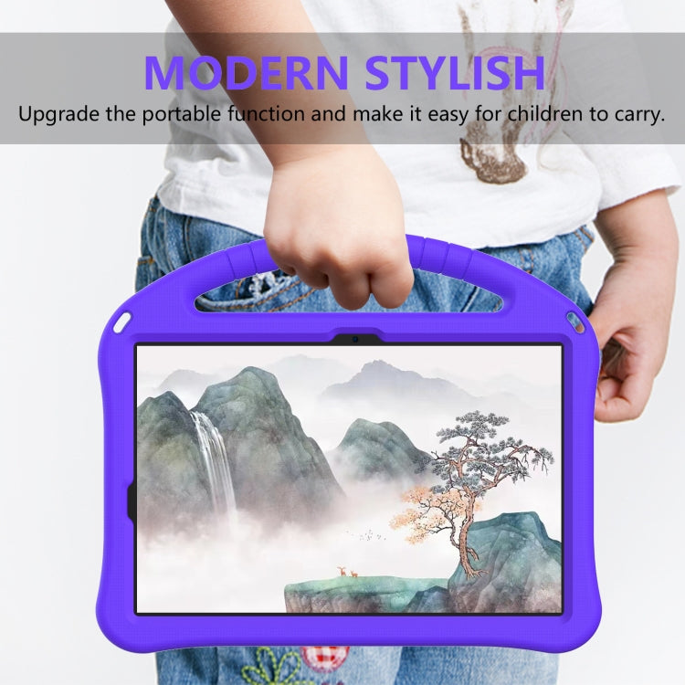 For Samsung Galaxy Tab S8 EVA Shockproof Tablet Case with Holder(Purple) by bashfashion