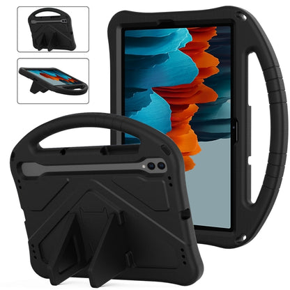 For Samsung Galaxy Tab S7 T870 EVA Shockproof Tablet Case with Holder(Black) by bashfashion