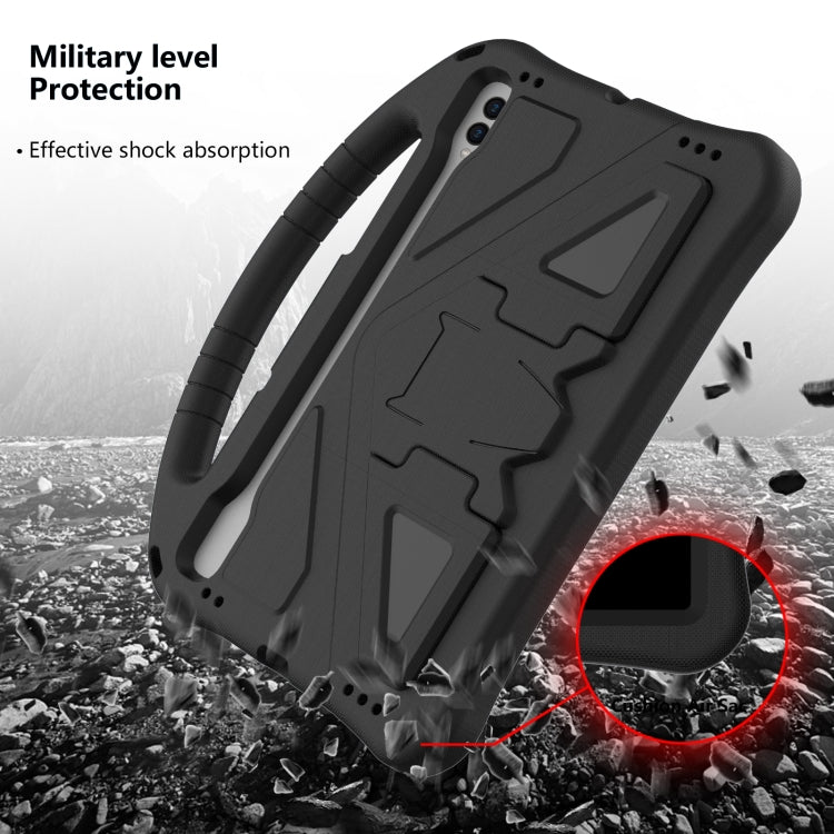 For Samsung Galaxy Tab S7 T870 EVA Shockproof Tablet Case with Holder(Black) by bashfashion