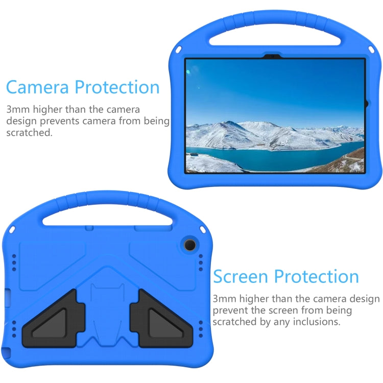 For Samsung Galaxy Tab A9+ EVA Shockproof Tablet Case with Holder(Blue) by bashfashion