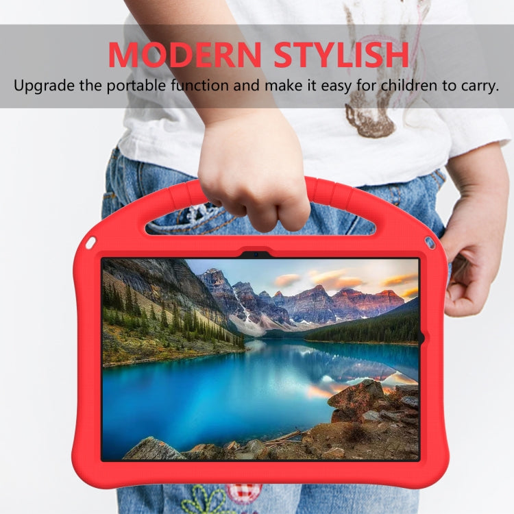 For Samsung Galaxy Tab A9+ EVA Shockproof Tablet Case with Holder(Red) by bashfashion