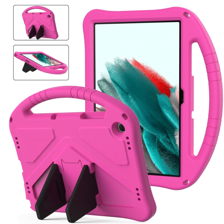 For Samsung Galaxy Tab A9+ EVA Shockproof Tablet Case with Holder(Rose Red) by bashfashion