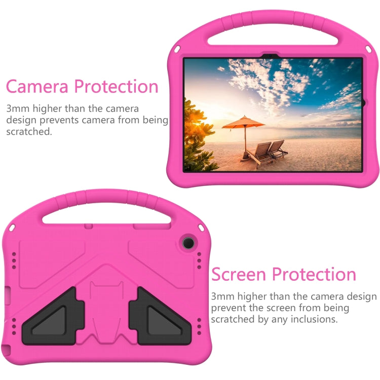 For Samsung Galaxy Tab A9+ EVA Shockproof Tablet Case with Holder(Rose Red) by bashfashion