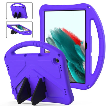 For Samsung Galaxy Tab A9+ EVA Shockproof Tablet Case with Holder(Purple) by bashfashion
