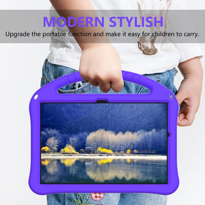 For Samsung Galaxy Tab A9+ EVA Shockproof Tablet Case with Holder(Purple) by bashfashion