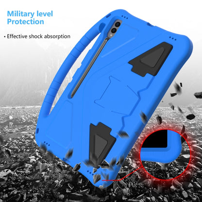 For Samsung Galaxy Tab S9 Ultra EVA Shockproof Tablet Case with Holder(Blue) by bashfashion