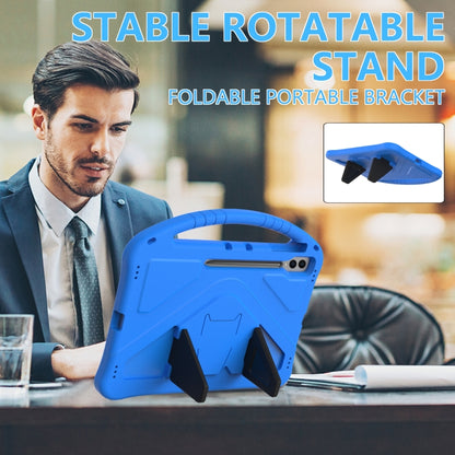 For Samsung Galaxy Tab S9 Ultra EVA Shockproof Tablet Case with Holder(Blue) by bashfashion