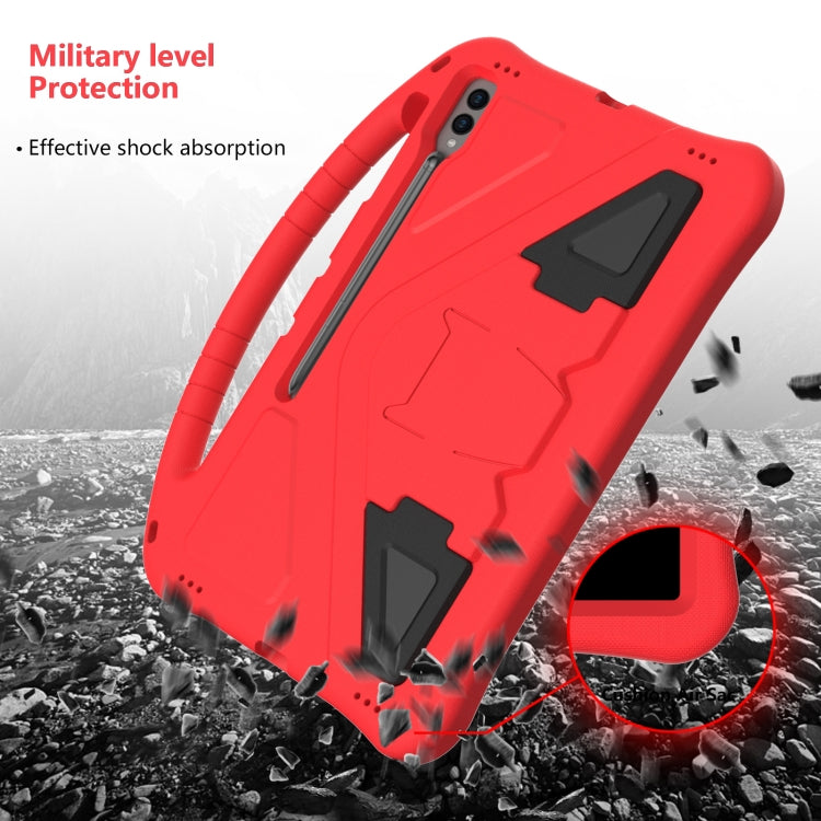 For Samsung Galaxy Tab S9 Ultra EVA Shockproof Tablet Case with Holder(Red) by bashfashion