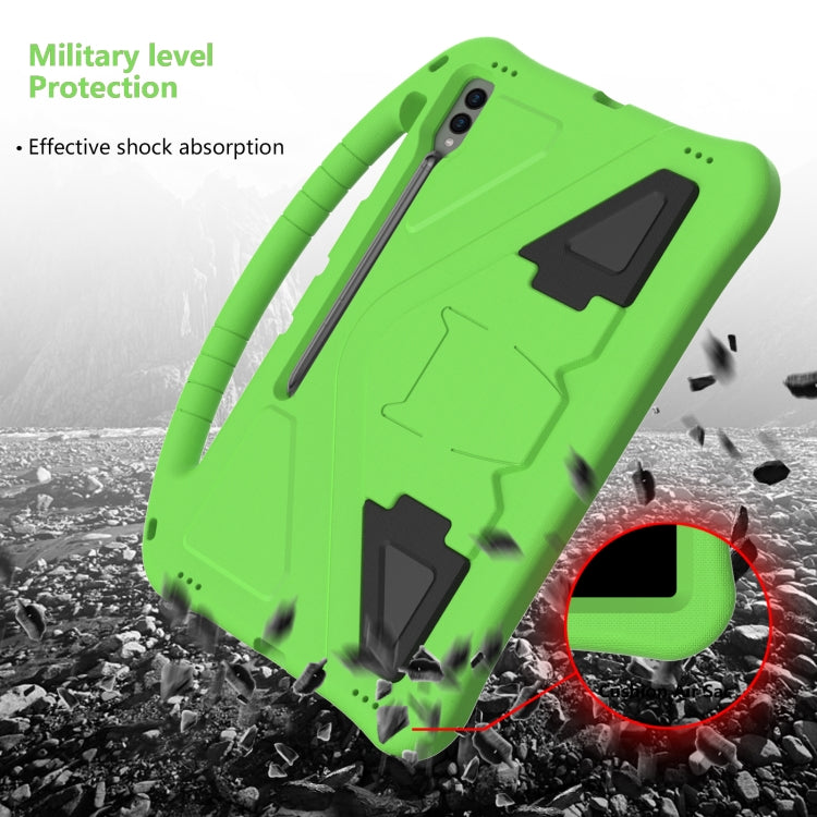 For Samsung Galaxy Tab S9 Ultra EVA Shockproof Tablet Case with Holder(Green) by bashfashion