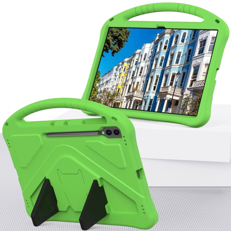 For Samsung Galaxy Tab S9 Ultra EVA Shockproof Tablet Case with Holder(Green) by bashfashion